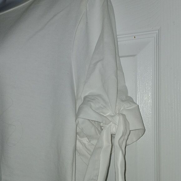 Crown & Ivy white blouse  casual top shirt  Sz 2X NWOT - Picture 5 of 7